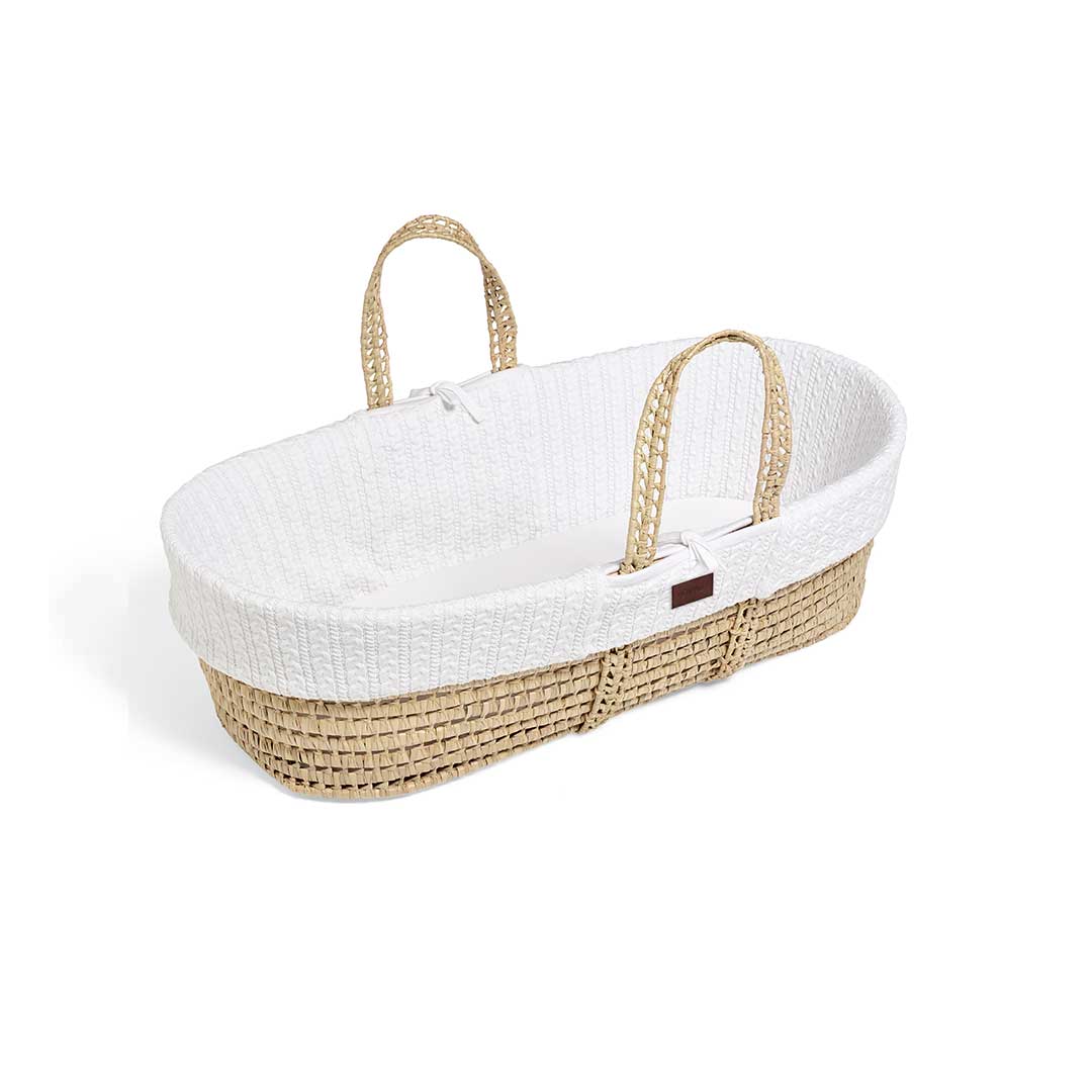 The Little Green Sheep Organic Knitted Moses Basket + Stand Bundle - Image 18