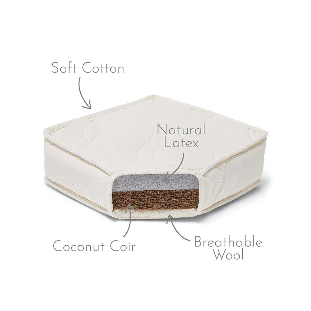 The Little Green Sheep Twist Natural Cot Mattress 60x120cm - Image 3