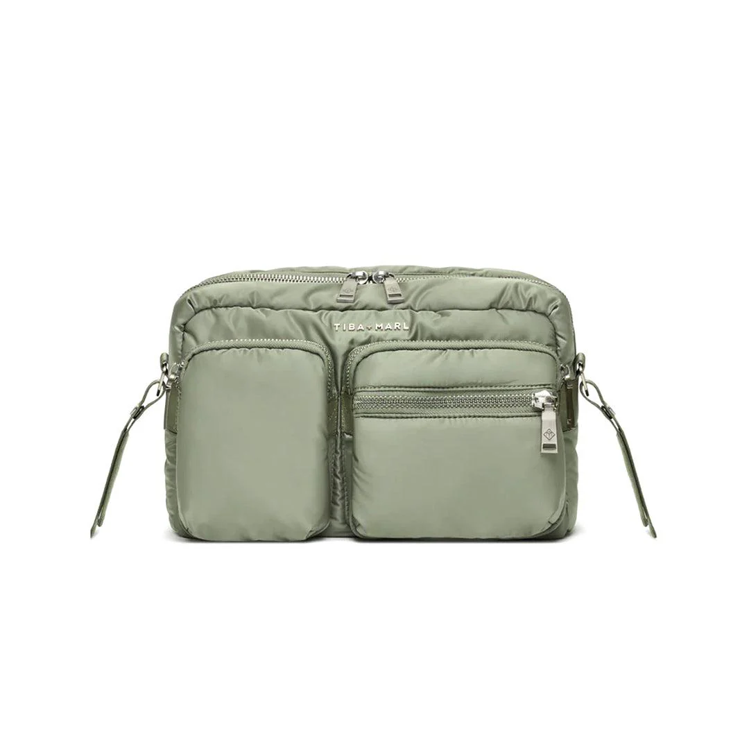 TIBA + MARL Axel Buggy Organiser / Changing Bag - Sage - Image 7