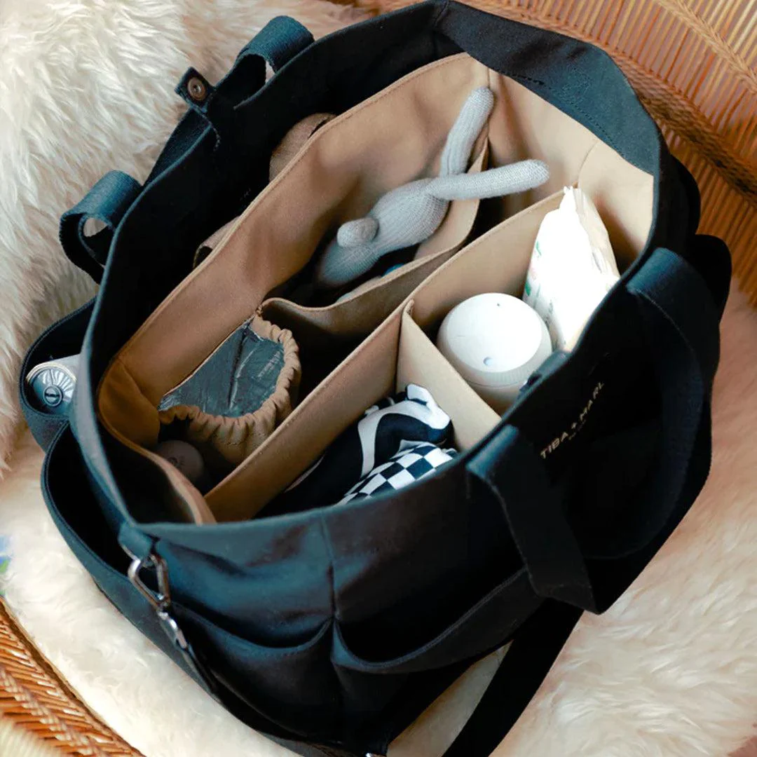 TIBA + MARL Canvas Pocket Tote - Black - Image 4