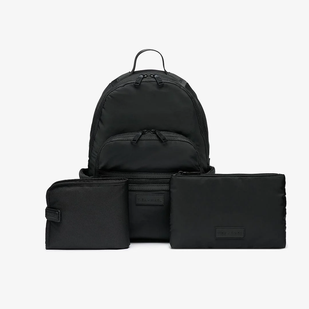 TIBA + MARL Elwood Changing Backpack - Black Woven