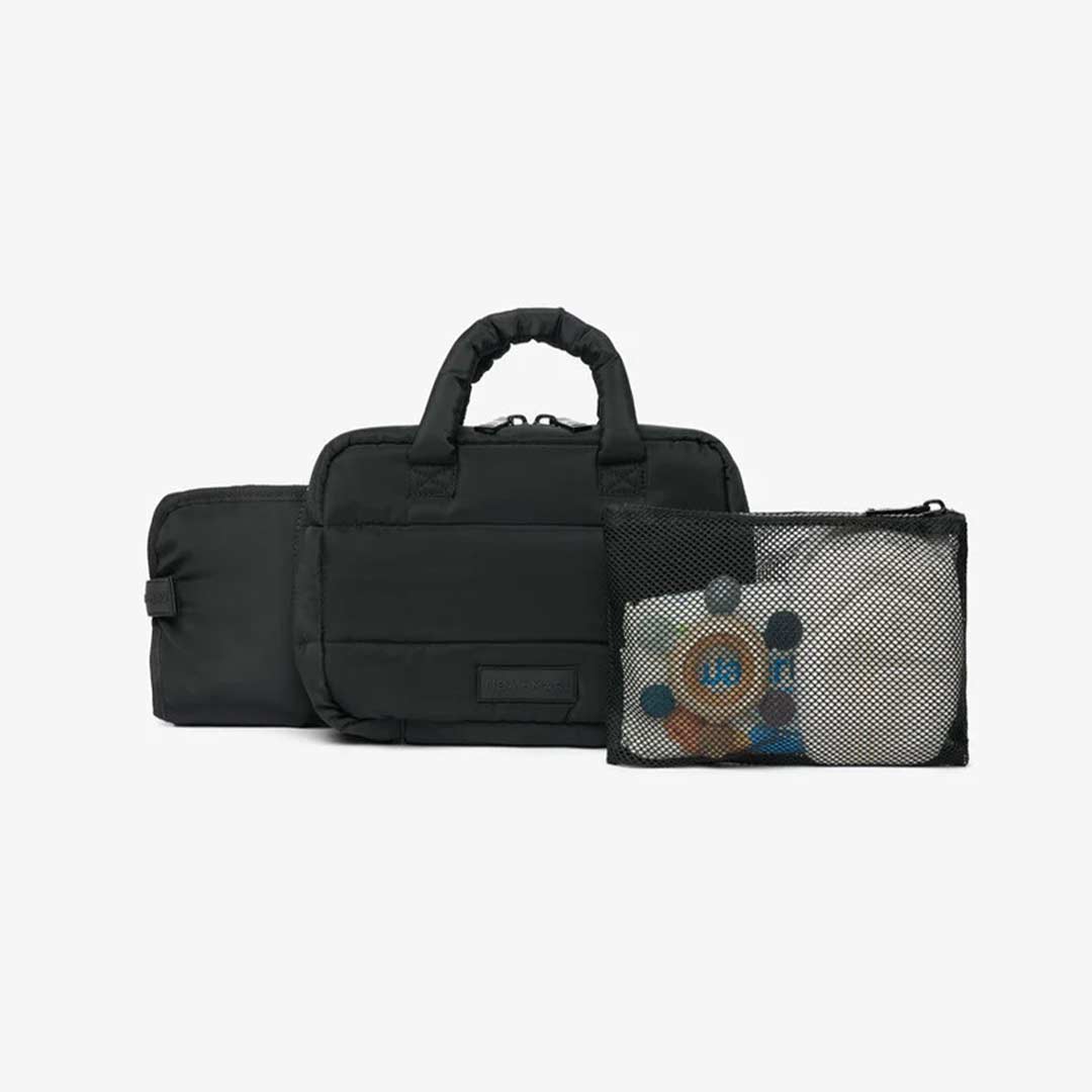 TIBA + MARL Mini Stroller Organiser Puffy Quilt - Black - Image 3