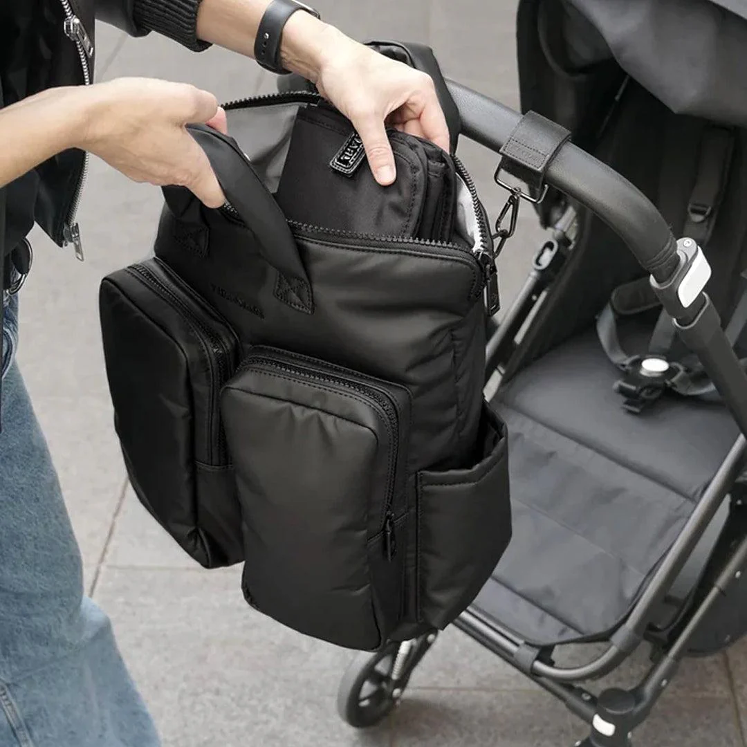 TIBA + MARL Ozzy Backpack - Matte Black - Image 2