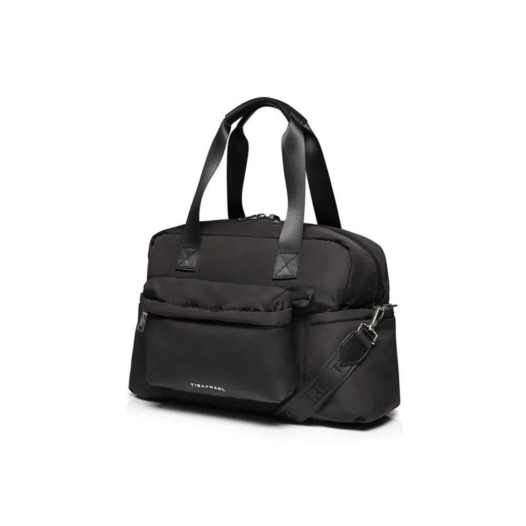 TIBA + MARL Phoenix Holdall Eco Nylon - Black - Image 6