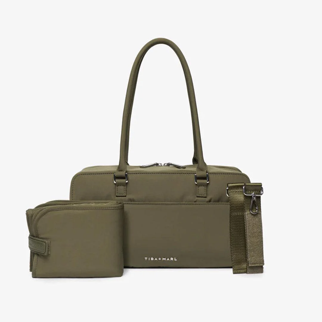 TIBA + MARL Riley Compact East-West Changing Bag - Olive