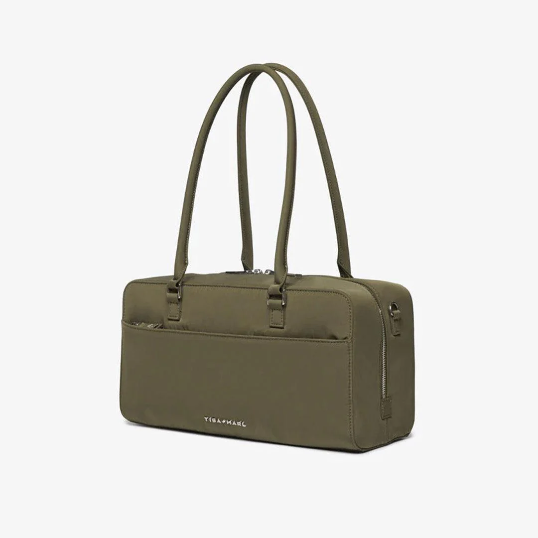TIBA + MARL Riley Compact East-West Changing Bag - Olive - Image 5