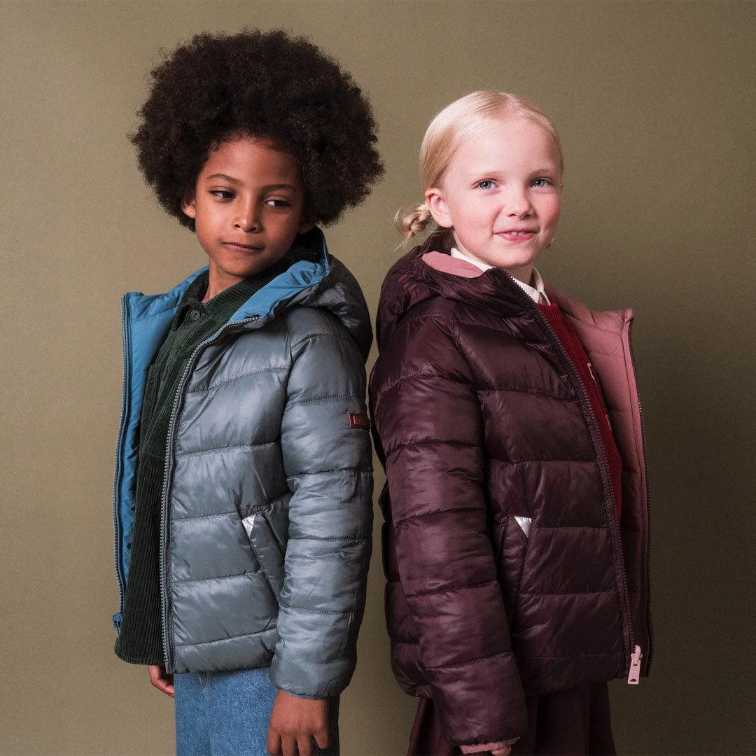 TOASTIE Eco-Reversible Puffer - Cloud Blue - Fern - Image 5