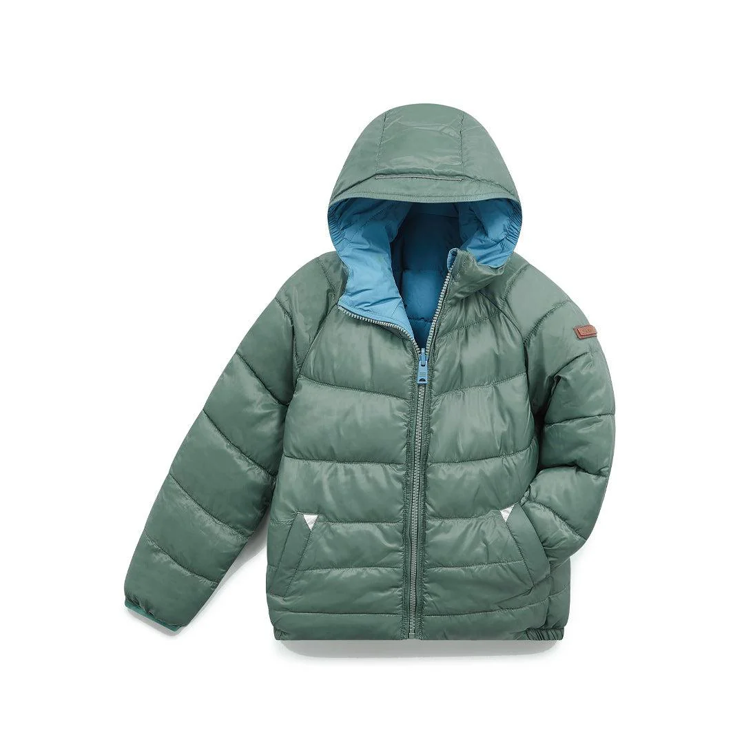 TOASTIE Eco-Reversible Puffer - Cloud Blue - Fern - Image 6