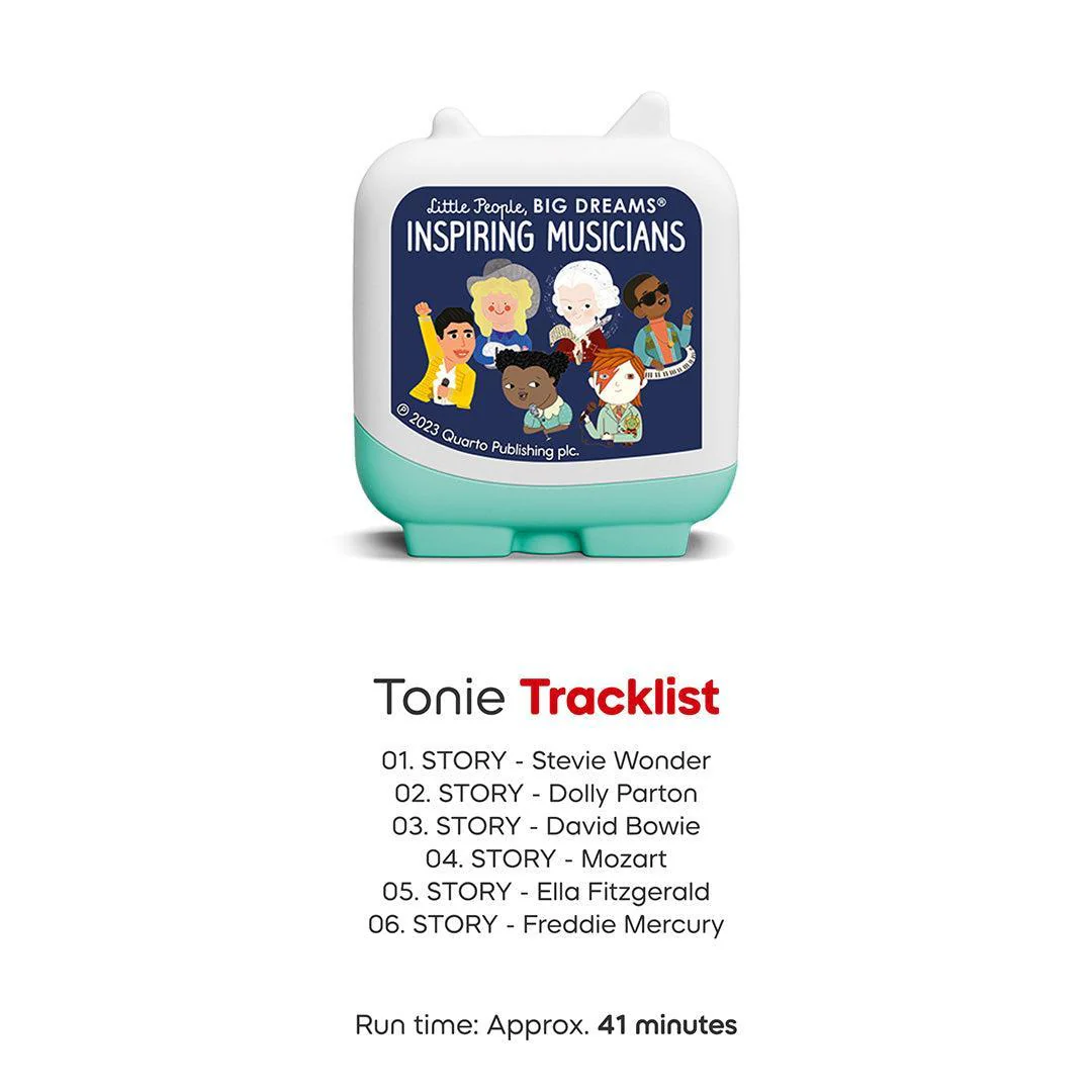 Tonies Clever Pocket: Little People Big Dreams - Inspiring Musicians - Image 4