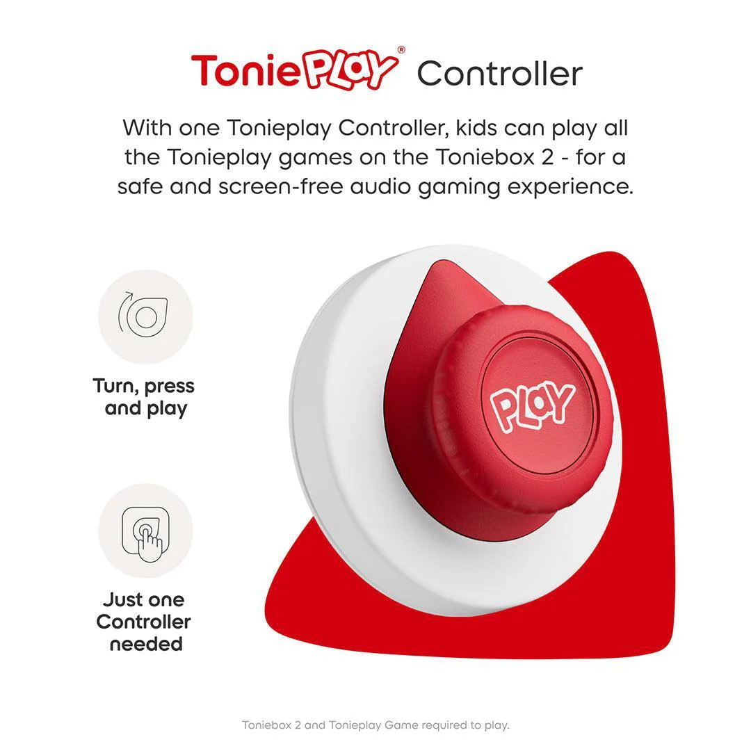 Tonies Toniebox 2 Playset with Tonieplay Game + Controller + Simba Tonie - Red - Image 7