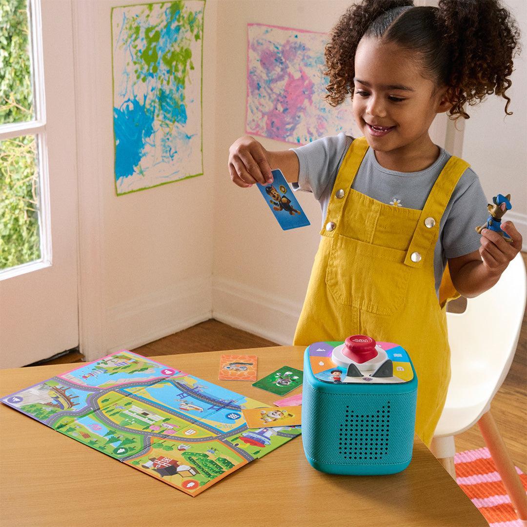 Tonies Toniebox 2 Playset with Tonieplay Game + Controller + PAW Patrol Chase Tonie - Teal - Image 2