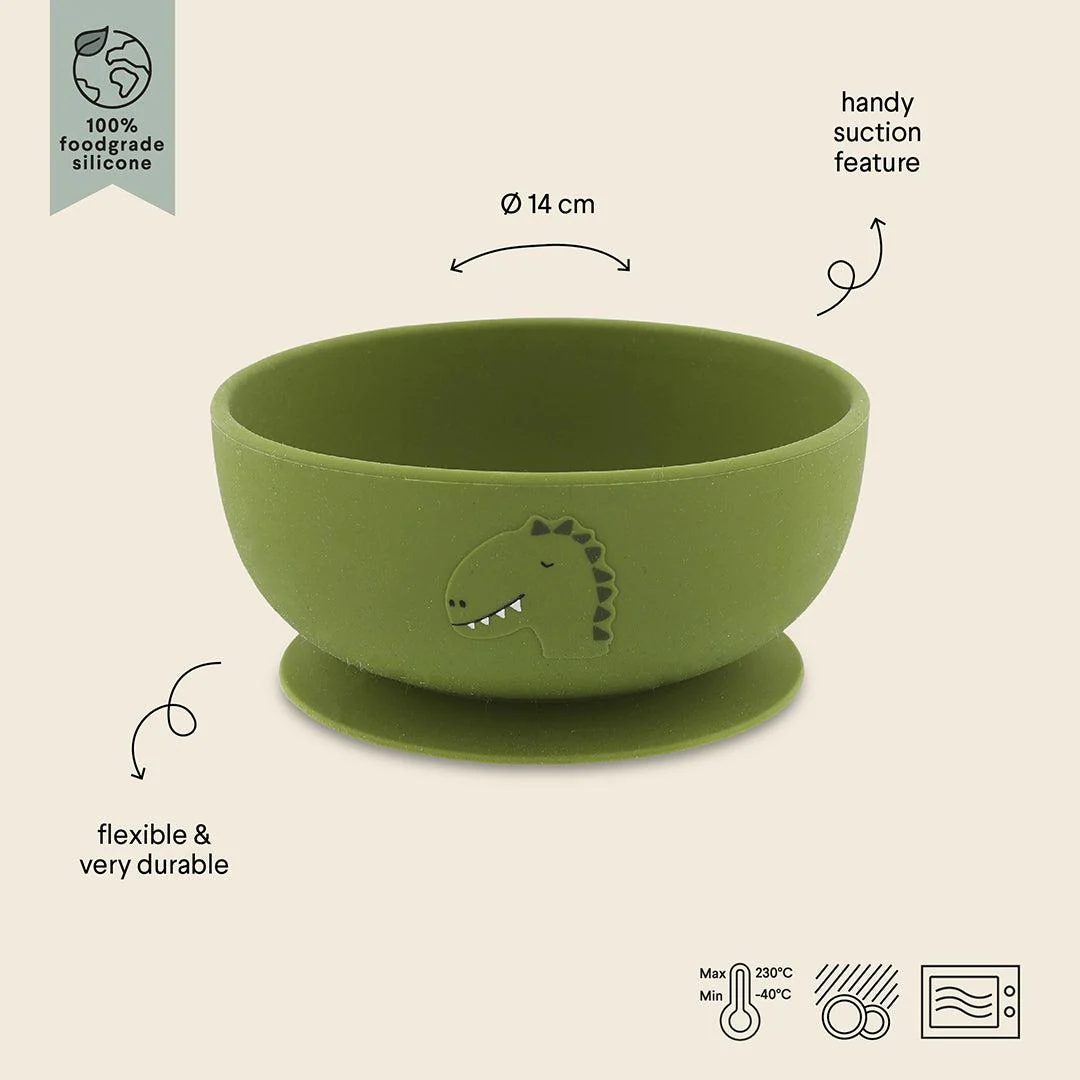 Trixie Silicone Bowl With Suction - Mr Dino - Image 2