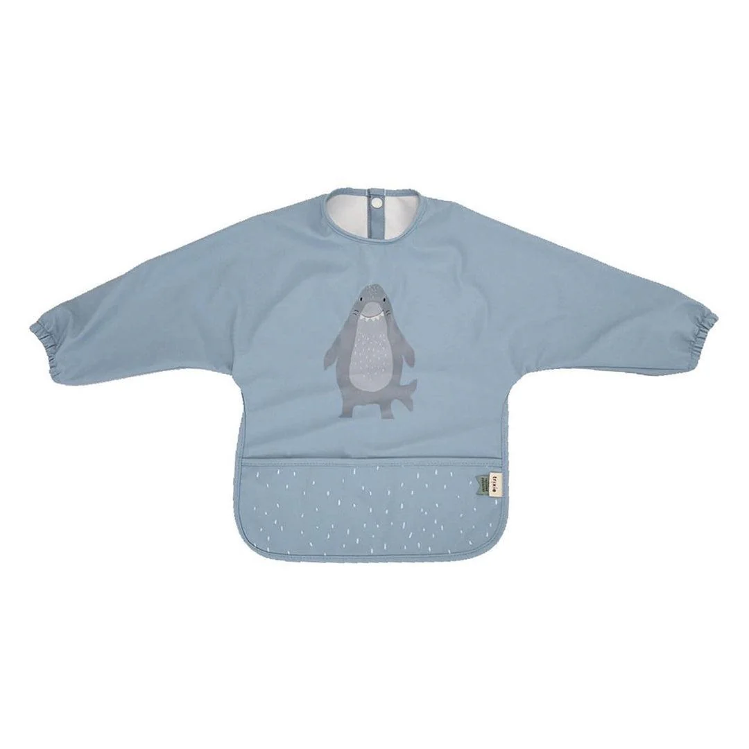 Trixie Waterproof Long Sleeve Bib - Mr. Shark