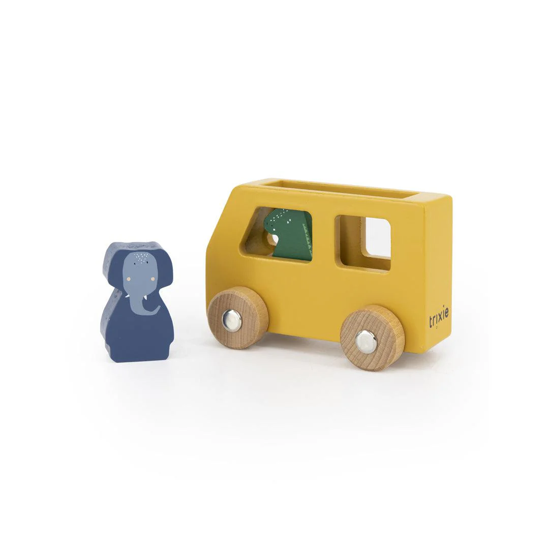 Trixie Wooden Animal Car Set - Image 2