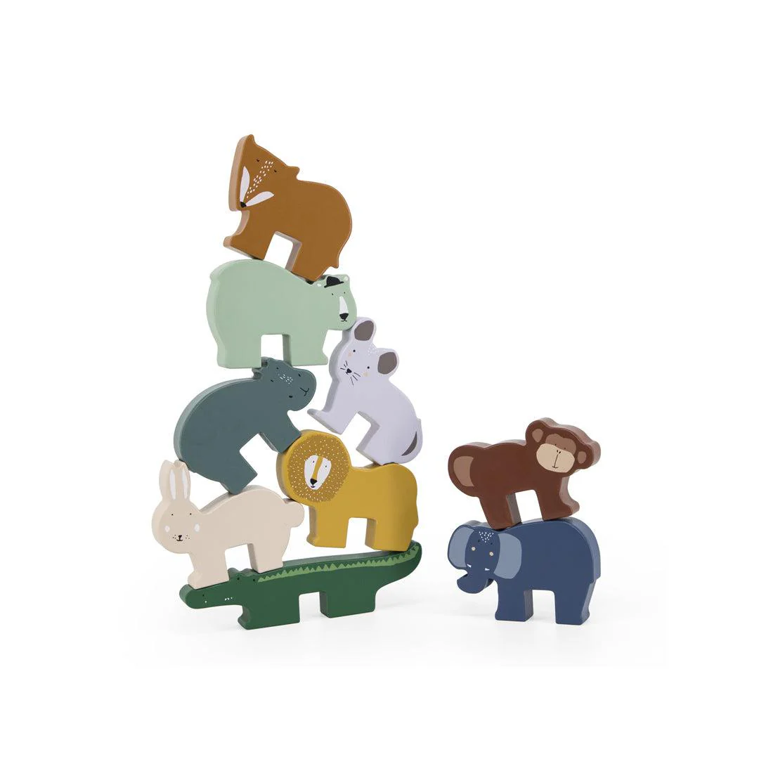 Trixie Wooden Animal Stacking Game - Image 2
