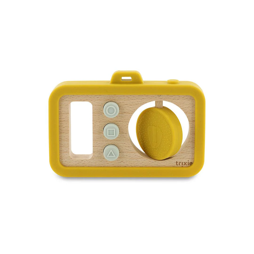 Trixie Wooden Silicone Baby Camera - Mr Lion - Image 3