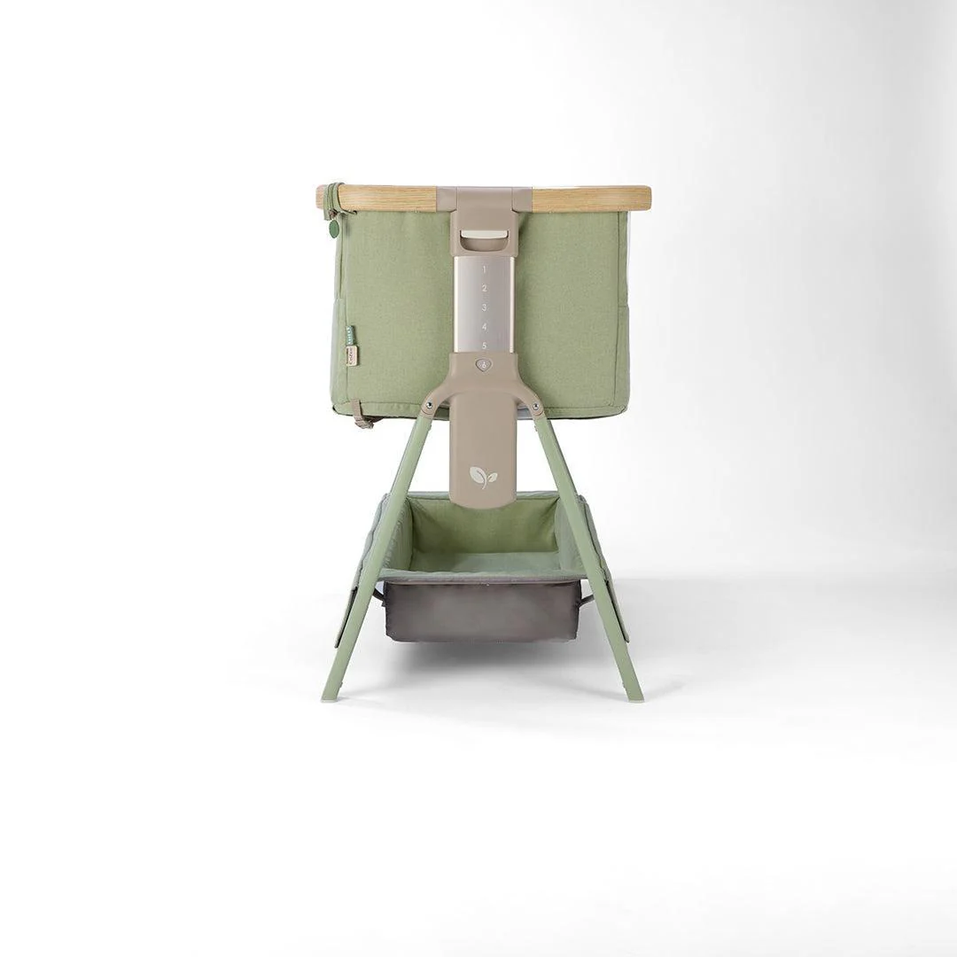 Tutti Bambini Cozee Air 2 Bedside Crib - Drifted Oak / Eucalyptus - Image 16