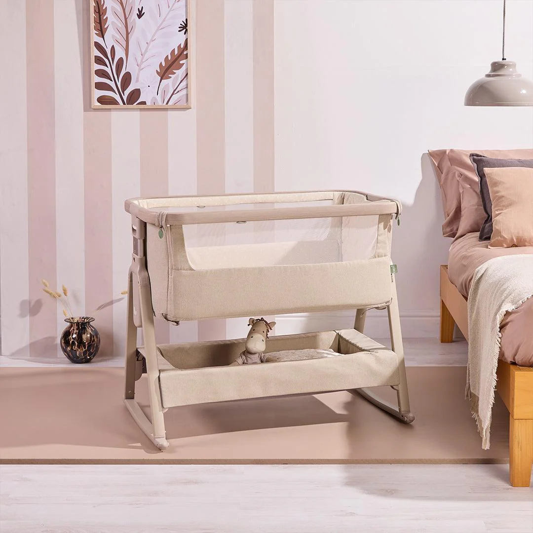 Tutti Bambini Cozee Air 2 Bedside Crib - Soft Walnut / Cocoa - Image 7