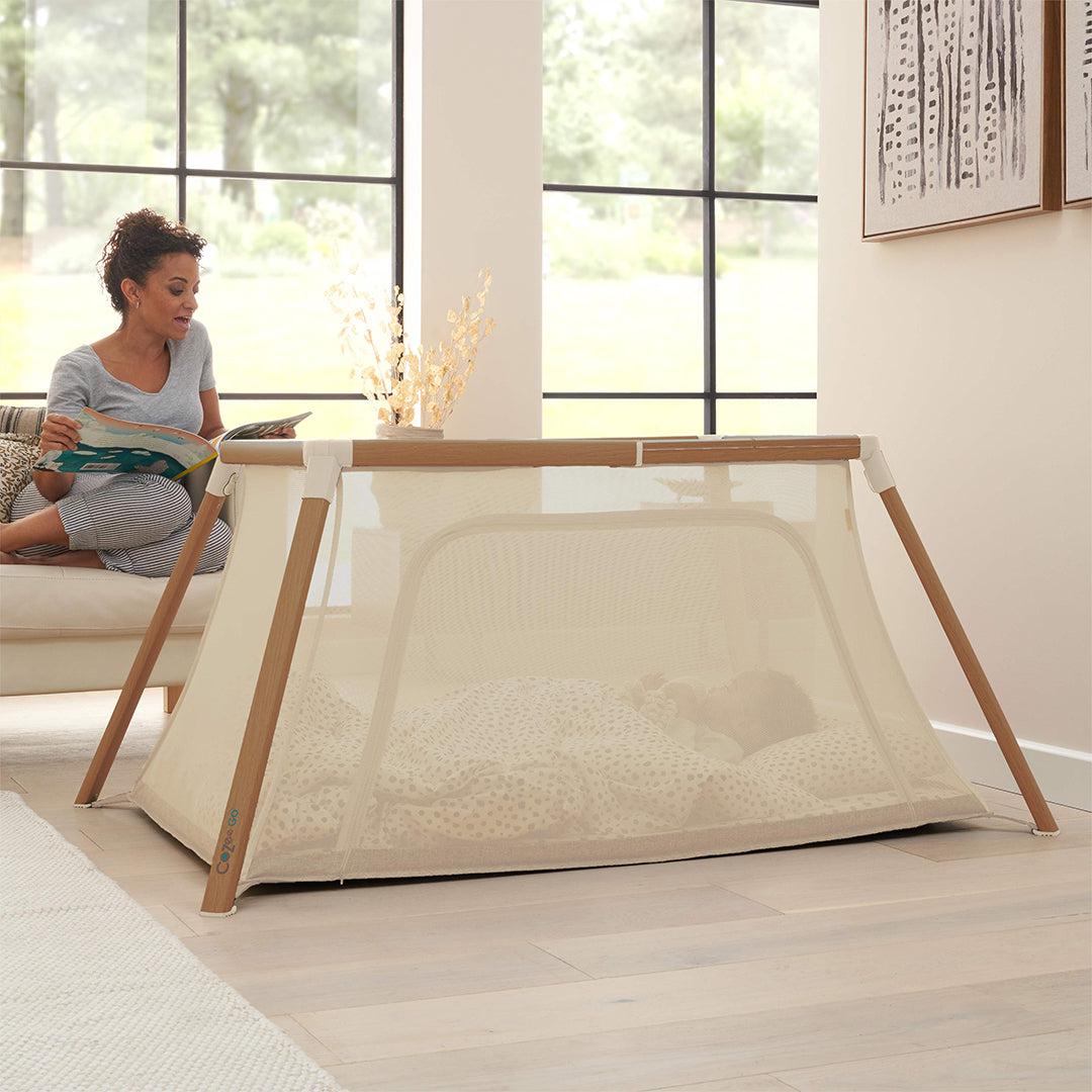 Tutti Bambini Cozee Go - Scandinavian Walnut/Ecru - Image 3