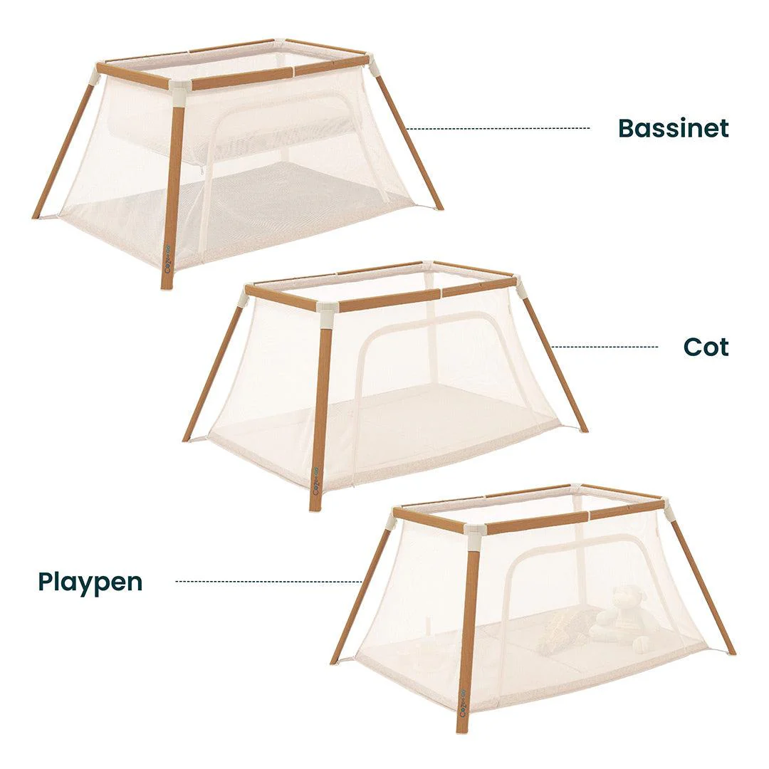 Tutti Bambini Cozee Go - Scandinavian Walnut/Ecru - Image 6