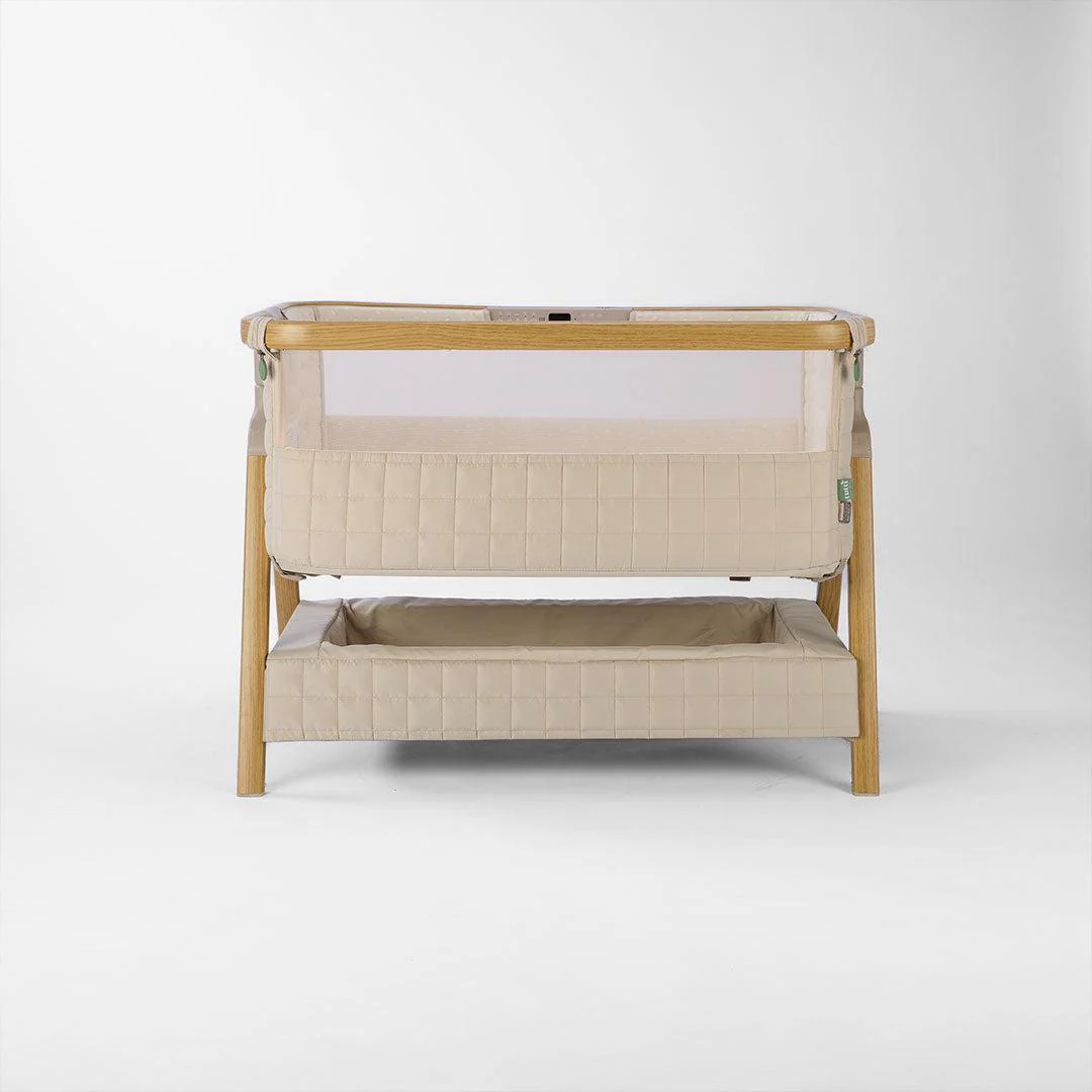 Tutti Bambini Cozee Sense Bedside Crib - Toasted Oak / Sand - Image 21
