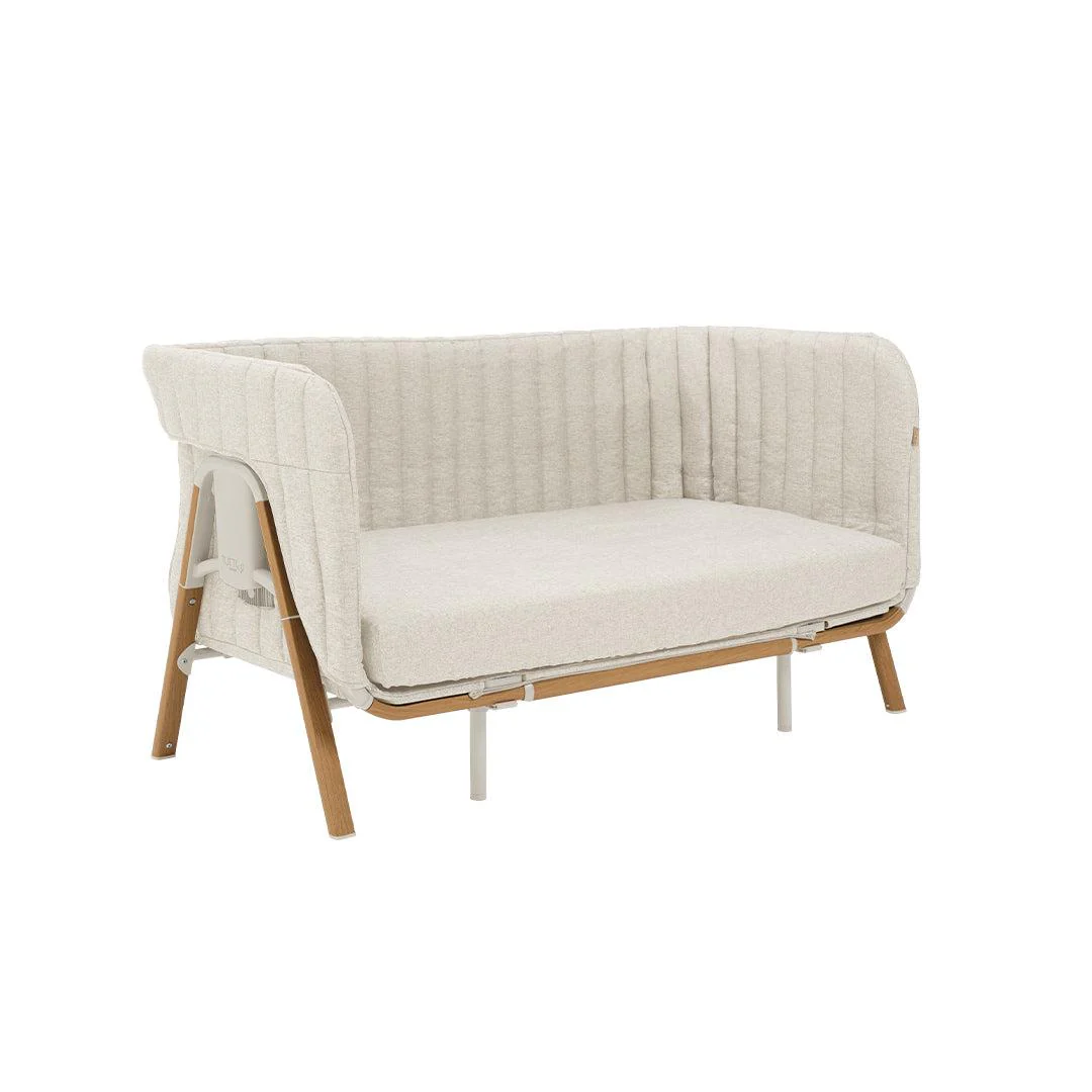 Tutti Bambini CoZee XL Junior Bed + Sofa Expansion Pack - Scandinavian Walnut / Ecru - Image 5