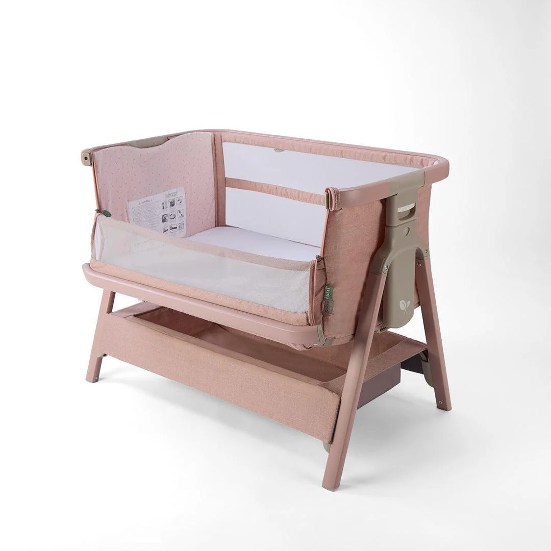Tutti Bambini Cozee Zen Bedside Crib - Blush - Image 11