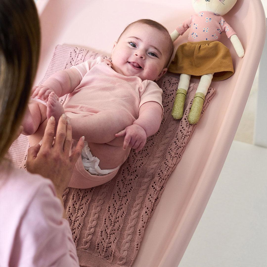 Tutti Bambini Cushi Baby Changing Mat - Petal - Image 6
