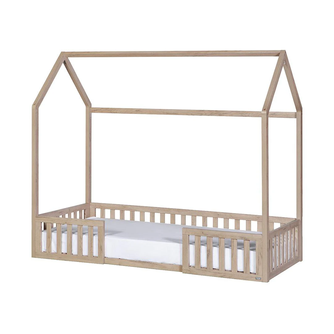 Tutti Bambini Grande Casa Montessori Toddler Floor Bed - Harvest Oak
