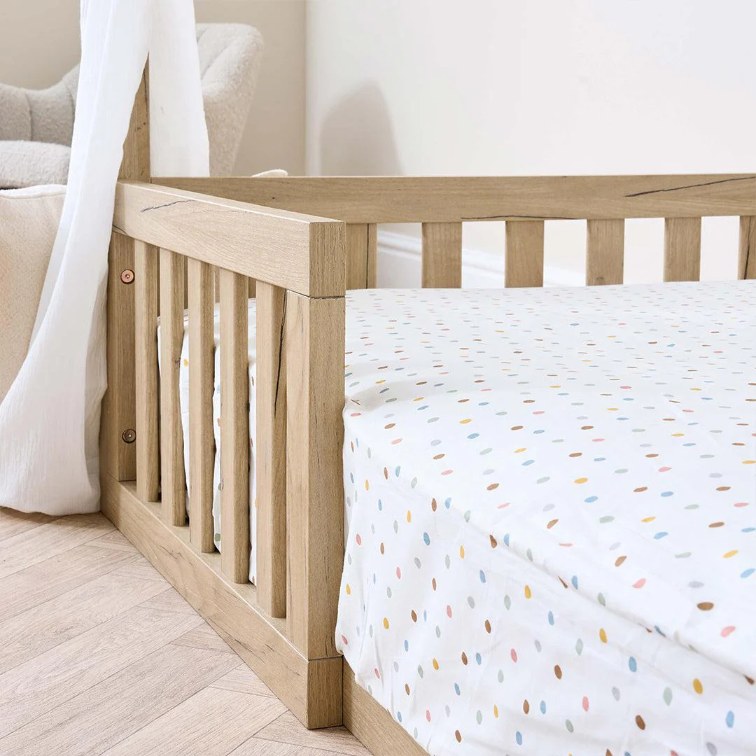 Tutti Bambini Grande Casa Montessori Toddler Floor Bed - Harvest Oak - Image 9