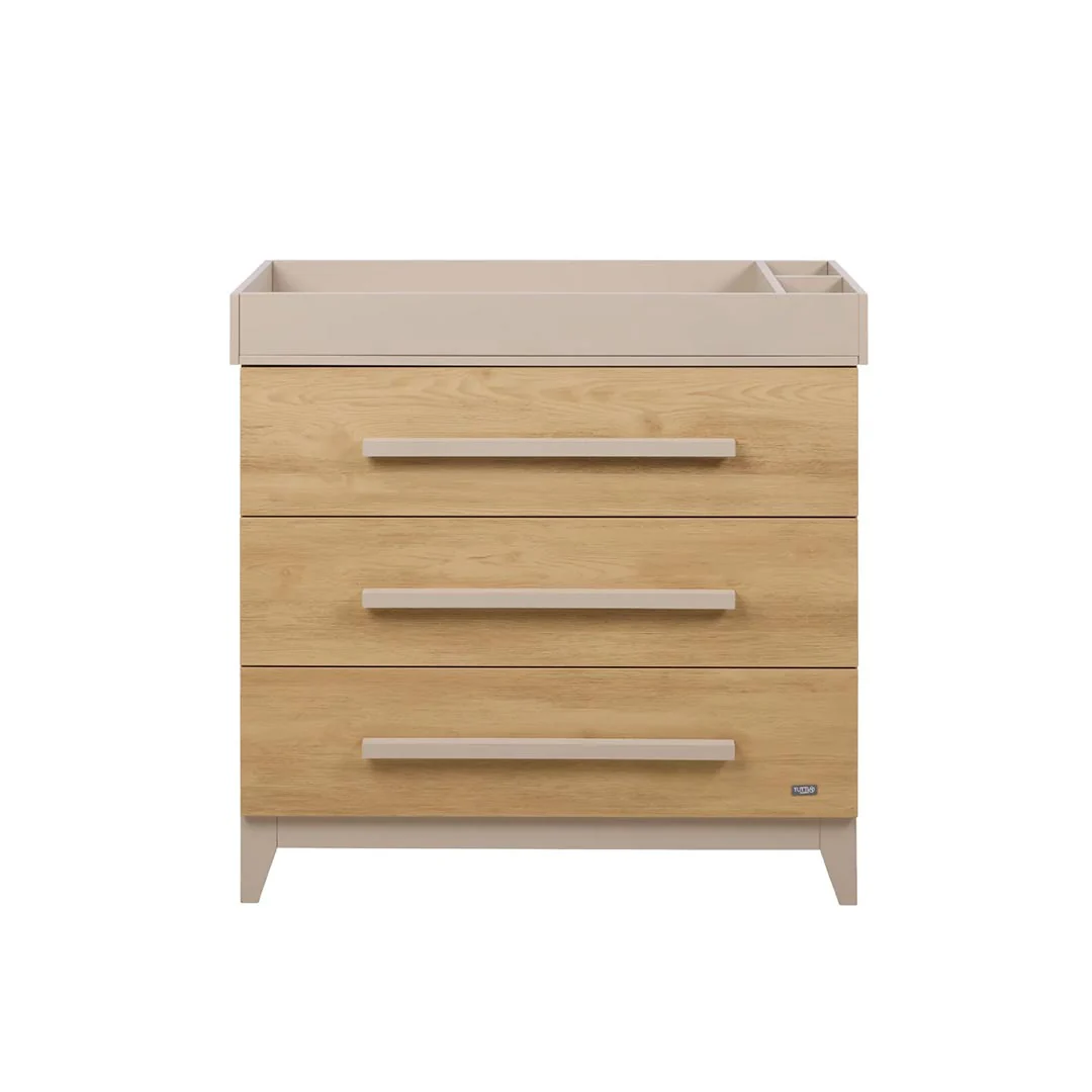 Tutti Bambini Hallee Chest Changer - Mushroom/Golden Oak