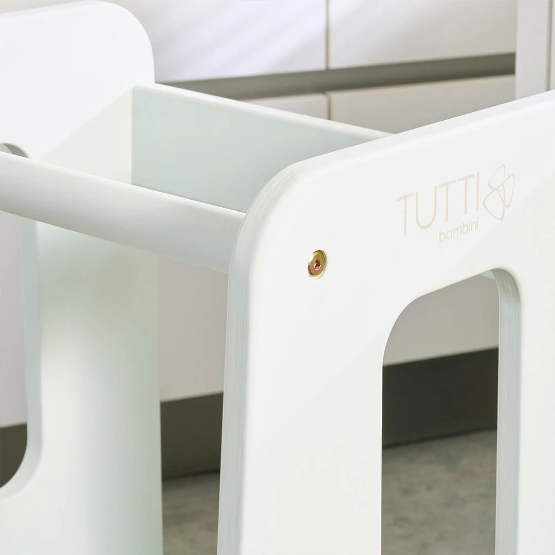 Tutti Bambini Helping Hands Montessori Toddler Learning Tower  - Sea Mist - Image 9