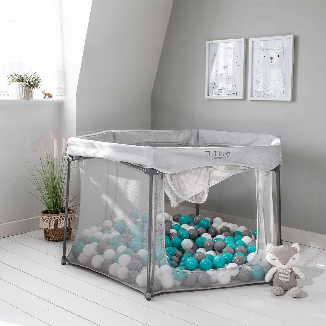 Tutti Bambini Hexa Playpen  - Grey - Image 3