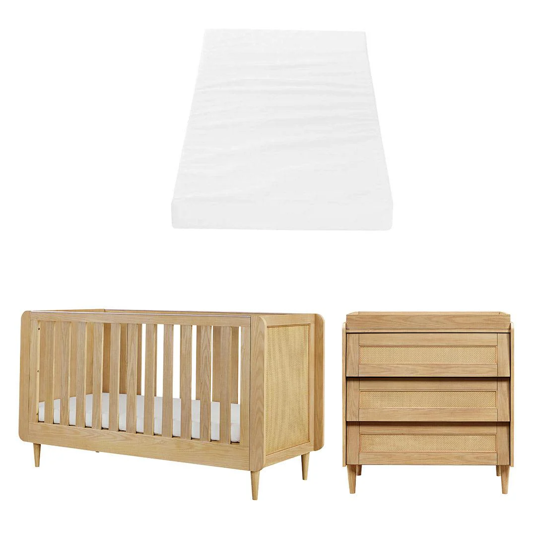 Tutti Bambini Japandi 2 Piece Room Set - Light Oak - Image 12