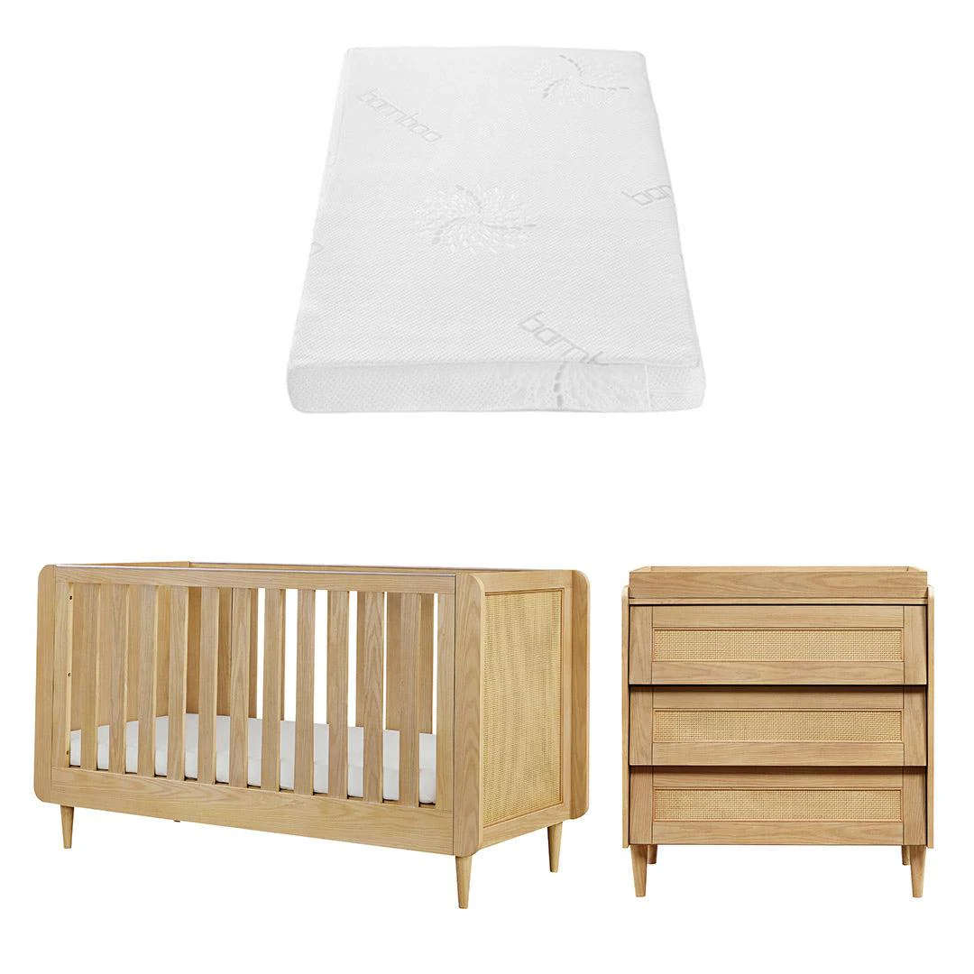 Tutti Bambini Japandi 2 Piece Room Set - Light Oak - Image 15