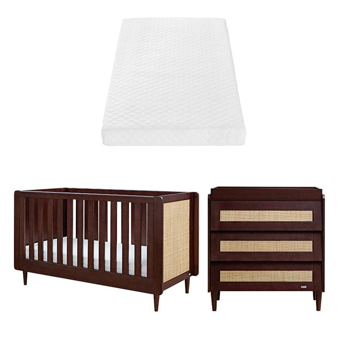 Tutti Bambini Japandi 2 Piece Room Set  - Warm Walnut - Image 12