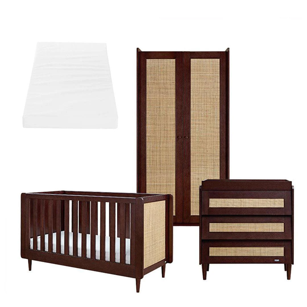 Tutti Bambini Japandi 3 Piece Room Set  - Warm Walnut - Image 10