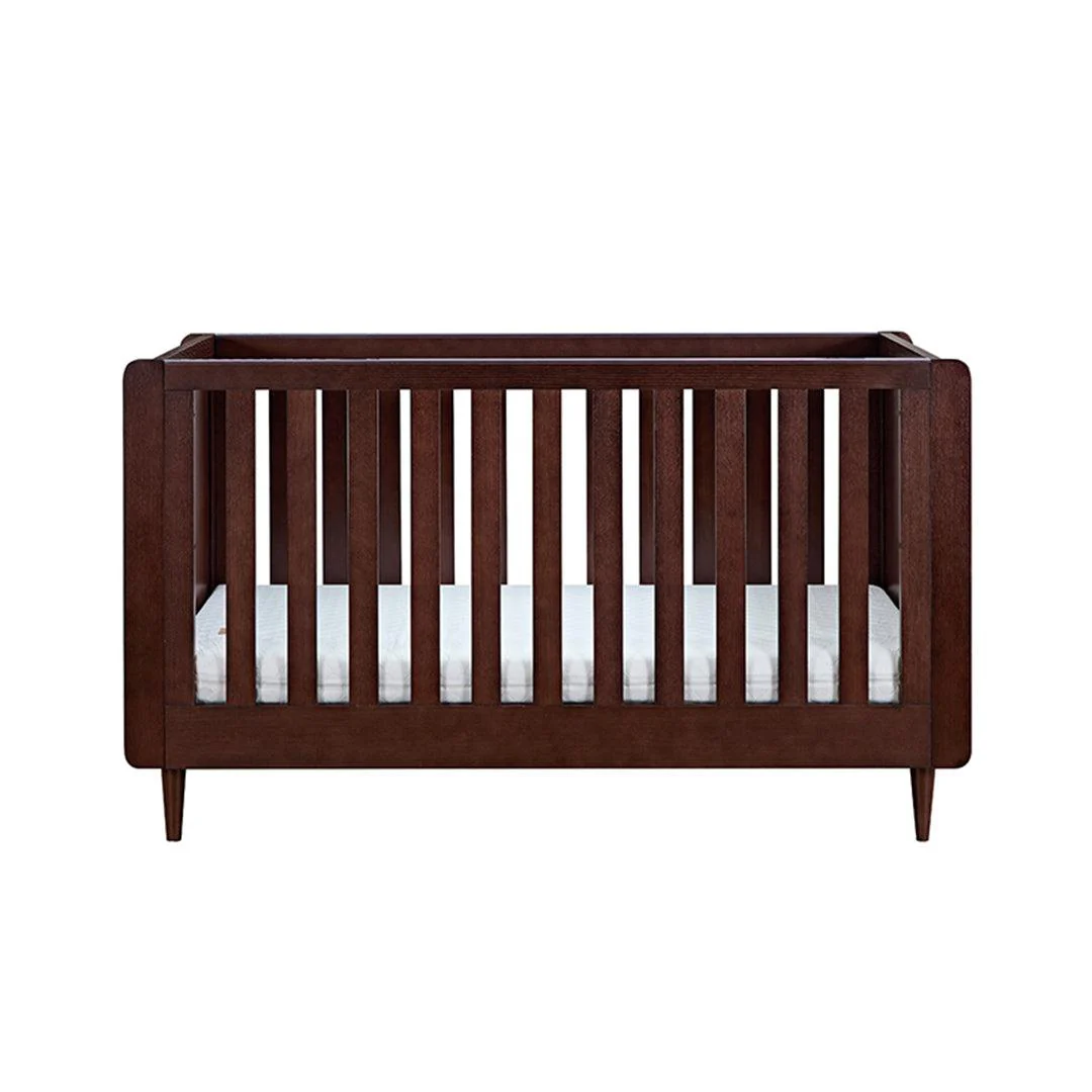 Tutti Bambini Japandi Cot Bed  - Warm Walnut