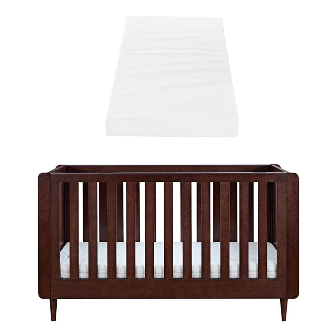 Tutti Bambini Japandi Cot Bed  - Warm Walnut - Image 17