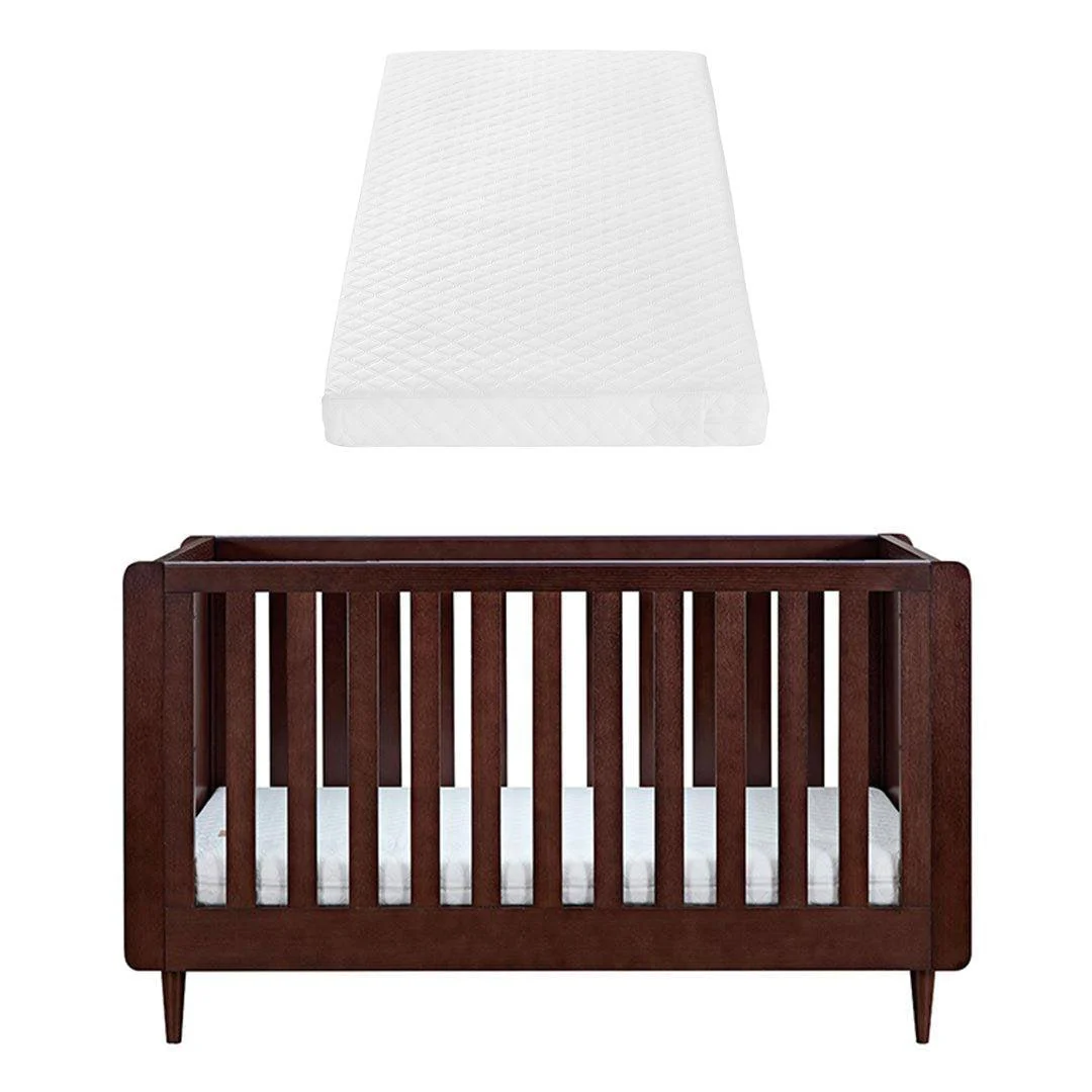 Tutti Bambini Japandi Cot Bed  - Warm Walnut - Image 18