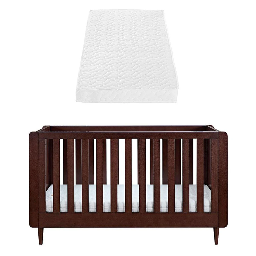 Tutti Bambini Japandi Cot Bed  - Warm Walnut - Image 19