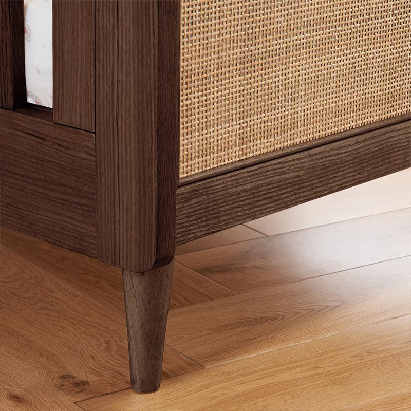 Tutti Bambini Japandi Cot Bed  - Warm Walnut - Image 3