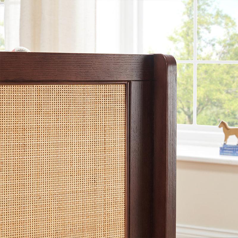 Tutti Bambini Japandi Cot Bed  - Warm Walnut - Image 5