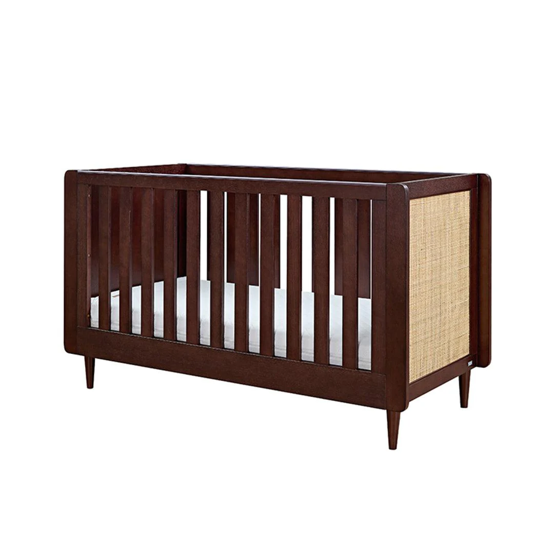 Tutti Bambini Japandi Cot Bed  - Warm Walnut - Image 9