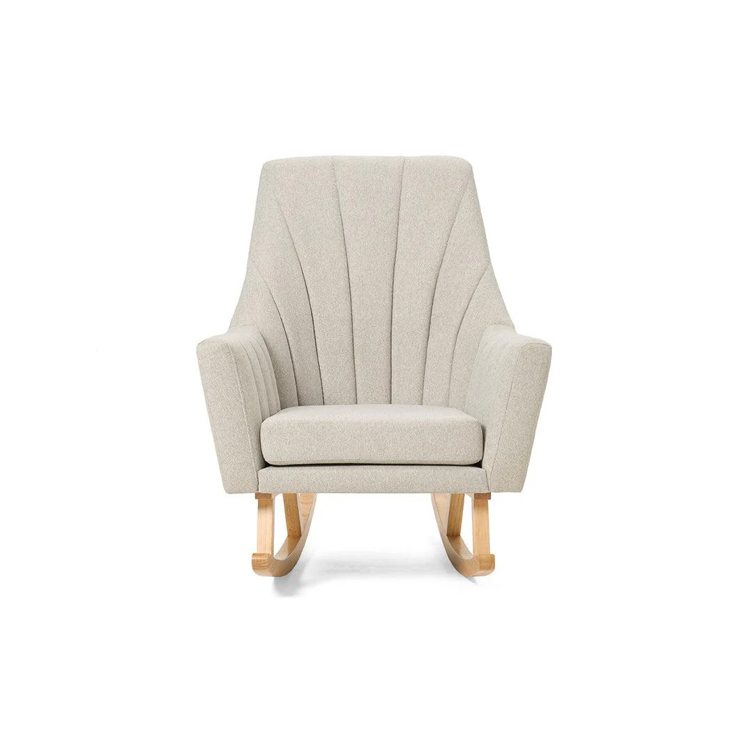 Tutti Bambini Jonah Rocking Chair + Foot Stool - Pebble - Image 7