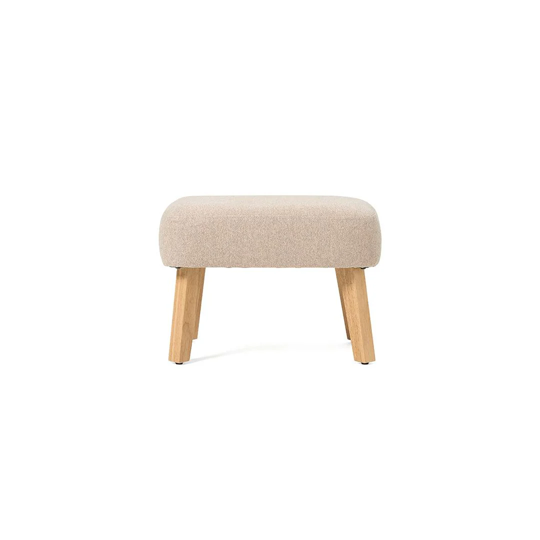 Tutti Bambini Jonah Rocking Chair + Foot Stool - Stone - Image 10