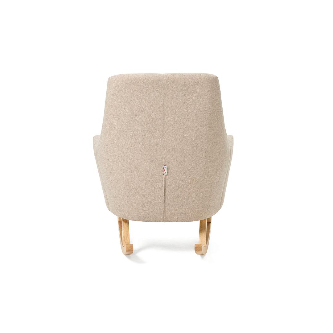 Tutti Bambini Jonah Rocking Chair + Foot Stool - Stone - Image 7