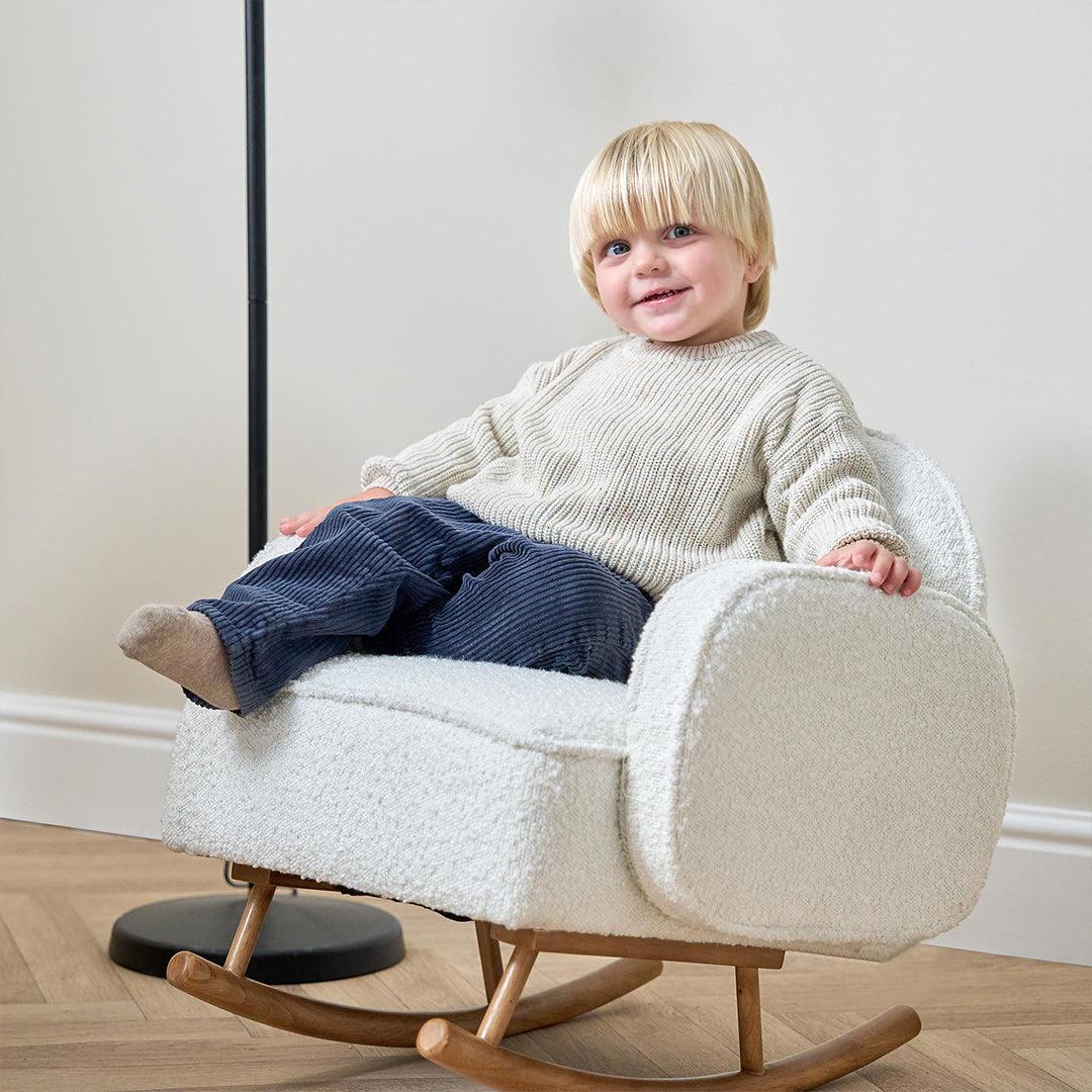 Tutti Bambini Micah Mini Me Children's Rocking Chair - Fresh Cream - Image 7