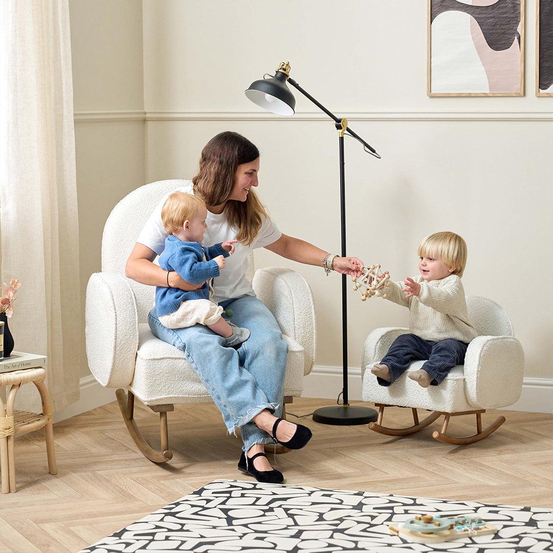 Tutti Bambini Micah Mini Me Children's Rocking Chair - Fresh Cream - Image 8