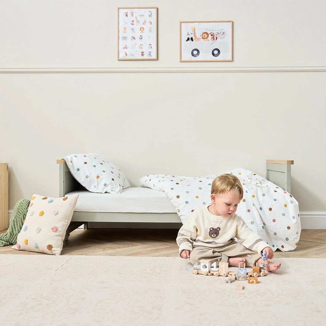 Tutti Bambini Misha Cot Bed - Sage / Golden Oak - Image 12